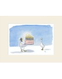 Birthday cake ducks