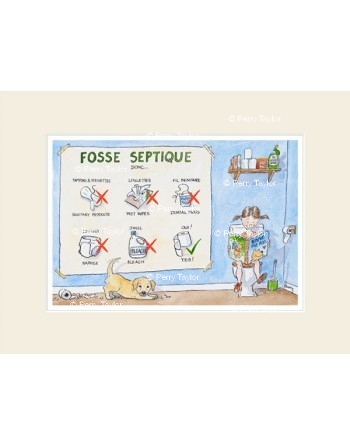Fosse septique/Septic tank sign