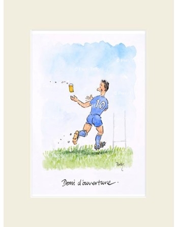 Demi d'ouverture avec passepartout