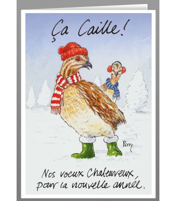 Ca caille ! (it's freezing!) Sending warmest wishes.