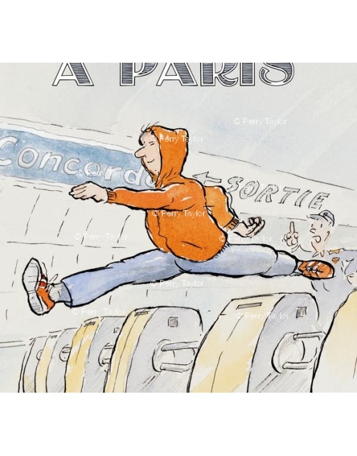 Le sport à Paris. Course de haies. Détail.