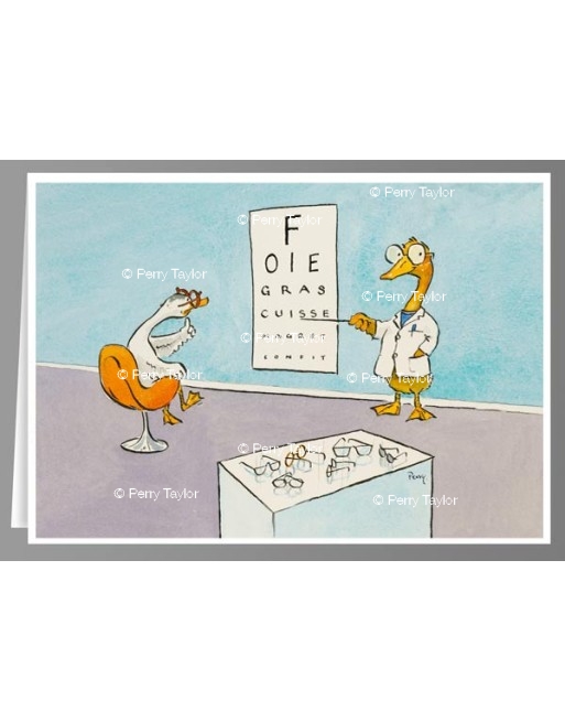 Duck at the optician