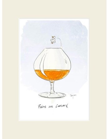 Faire un canard. With mount.