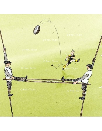 Rugby Landais. Detail.