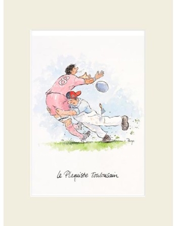 Le plaquiste Toulousain. Avec passepartout.