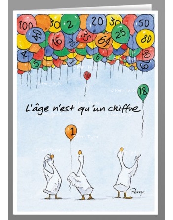 L'âge n'est qu'un chiffre.