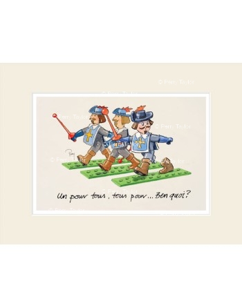 Musketeers "One for all..." with mount