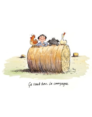 Ça sent bon, la campagne.