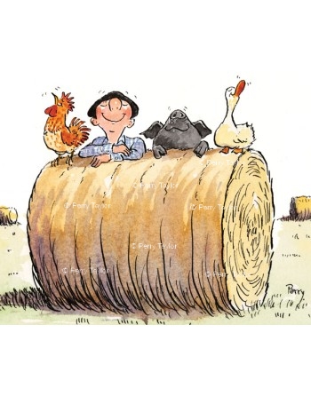 Ça sent bon, la campagne. Detail.