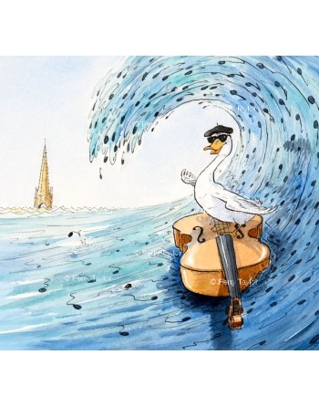 La vague du jazz. Détail.