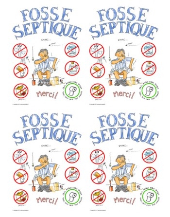 Fosse septique, 4 x A6