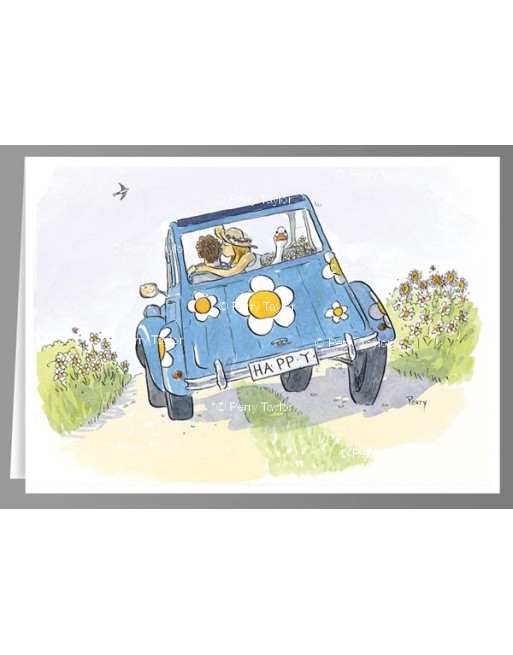 2CV Happy, greeting cards