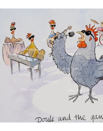 Poule and the gang. Detail.