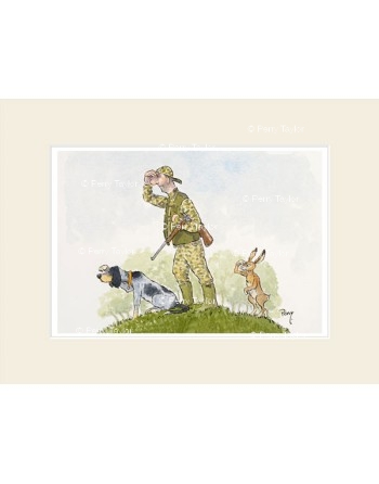 À la chasse au lièvre.
