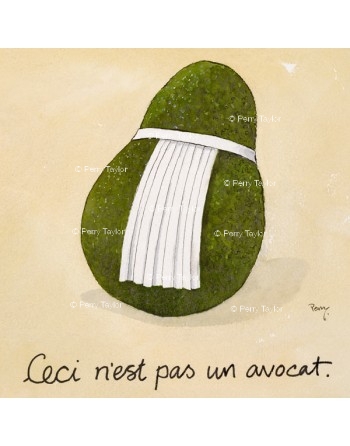Ceci n'est pas un avocat. Détail.