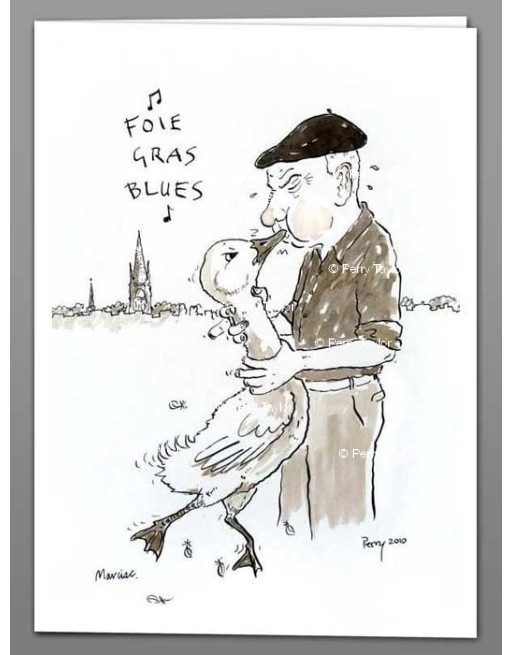 Foie Gras Blues x 5 cartes de voeux