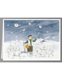Snowing sheep