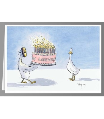 Birthday candles, greeting cards