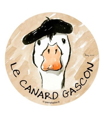 Canard Gascon car sticker