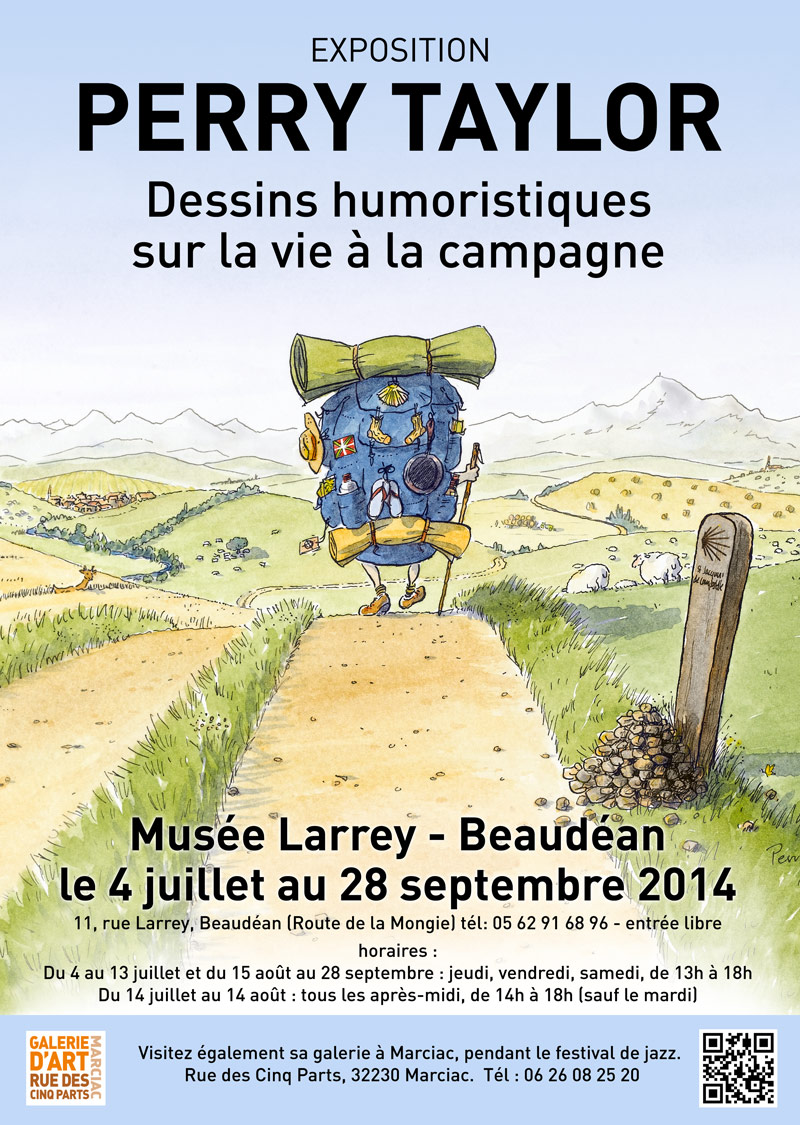poster for exhibition Musée Larrey, Beaudéan