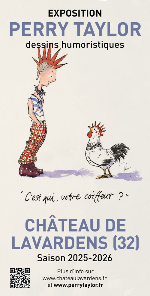 Perry's exhibition at Lavardens in 2025