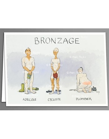 'Bronzage' cartes de voeux