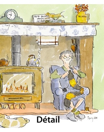 Papi & mamie staying warm