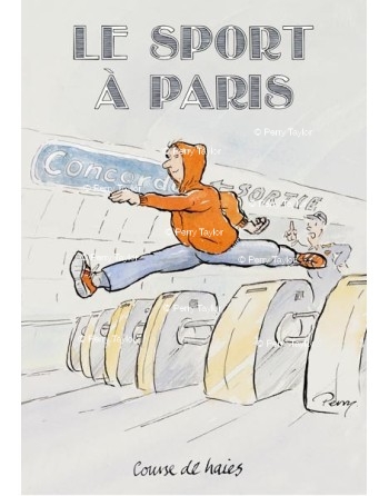 Le sport à Paris. Course de haies.