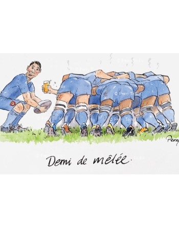 Demi de mêlée, Greeting Cards