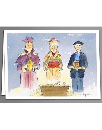 Three Kings x 5 greeting cards