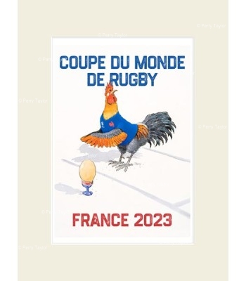 RWC French cockerel, mounted