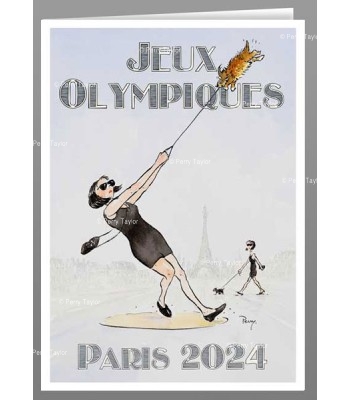 Jeux Olympiques, lanceur du manteau.