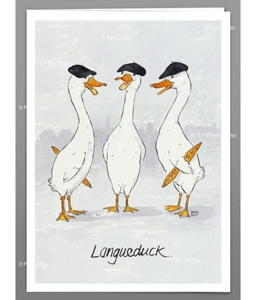 Langueduck x 5 greeting cards