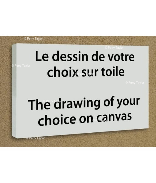 Toile de votre choix